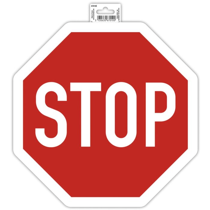 Клейка етикетка Exacompta Stop 30 см