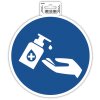 Наклейка для дезінфекції рук 20 см