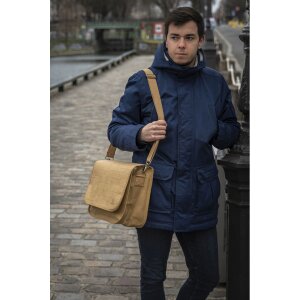 Паперова сумка Exacompta в шкіряному виконанні 39x27x13см Eterneco геометричні мотиви