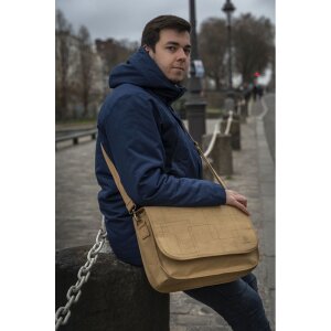 Паперова сумка Exacompta в шкіряному виконанні 39x27x13см Eterneco геометричні мотиви
