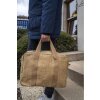 Сумка Exacompta 39x29x15см паперова шкіра вигляду Eterneco коричневі геометричні мотиви