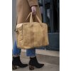 Сумка Exacompta 39x29x15см паперова шкіра вигляду Eterneco коричневі геометричні мотиви
