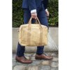 Сумка Exacompta 39x29x15см паперова шкіра вигляду Eterneco коричневі геометричні мотиви