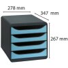 Exacompta 310782D Комод Big Box 4 шухляди Iderama бірюза