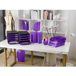 Комод Exacompta Big Box Plus Iderama Violet Glossy 5 шухляд А4+