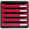 Exacompta 3097284D Комод Big Box Plus 5 ящиків Iderama малиновий