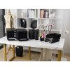 Exacompta 3104214D Комод Big Box Plus 4 відкриті шухляди глянцевий чорний