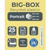 Exacompta 3104214D Комод Big Box Plus 4 відкриті шухляди глянцевий чорний
