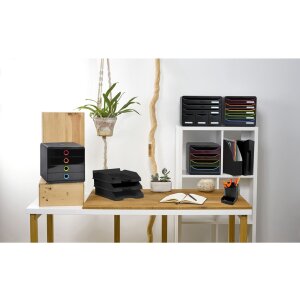 Тумба Exacompta Big Box Plus Black Office Black-Harlequin