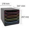 Тумба Exacompta Big Box Plus Black Office Black-Harlequin