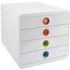 Exacompta 314398D Ящик POP-BOX 4 ящика Белый Арлекин