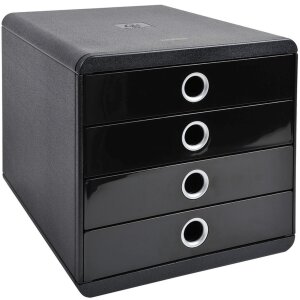 Exacompta 314438D Ящик POP-BOX 4 ящика черный глянцевый...