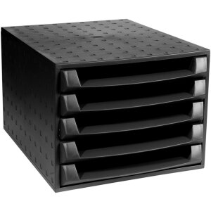 Exacompta 221014D Ящик THE BOX 5 открытых ящиков EcoBlack...