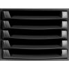 Exacompta 221014D Ящик THE BOX 5 открытых ящиков EcoBlack Черный