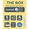 Exacompta 221014D Ящик THE BOX 5 открытых ящиков EcoBlack Черный