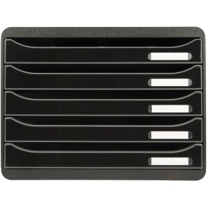Exacompta 308714D Комод Big Box Plus Horizon Black 5 ящиків