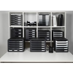 Exacompta 308714D Комод Big Box Plus Horizon Black 5 ящиків