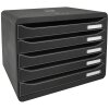 Exacompta 308714D Комод Big Box Plus Horizon Black 5 ящиків