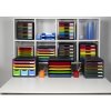 Exacompta 308798D Коробка для ящиков Big Box Plus ландшафтного формата 5 ящиков радуга