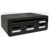 Exacompta 319714D TOOLBOX Модуль для зберігання з 4 шухлядами чорний глянцевий