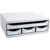 Модуль для зберігання Exacompta 319740D TOOLBOX 4 шухляди світло-сірий