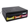Exacompta TOOLBOX MINI 4 ящика Qi зарядна станція rainbow