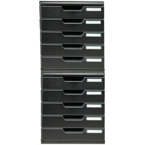 Комод Exacompta MODULO A4 5 ящиков черный