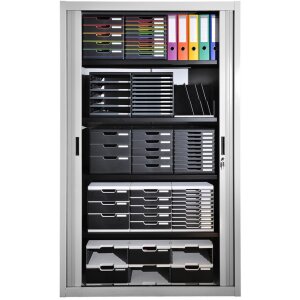 Тумба Exacompta Modulo A4 Office 10 закрытых ящиков черный