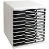 Тумба Exacompta Modulo A4 Office 10 закрытых ящиков черный