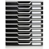 Тумба Exacompta Modulo A4 Office 10 закрытых ящиков черный