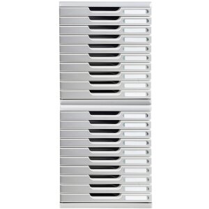 Лоток Exacampa Modulo A4 10 закритих шухляд Office Stone...