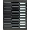 Тумба Exacompta MODULO DIN A4 черная 10 закрытых ящиков