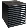 Тумба Exacompta MODULO A4 темно-серая 10 открытых ящиков