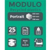 Exacompta 325041D Комод MODULO A4 3 закриті шухляди