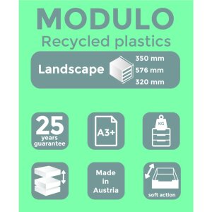 Тумба Exacompta MODULO A3 5 закритих шухляд Синя