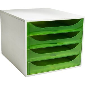 Комод Exacompta OBOX 4 шухляди яблучно-зелений...