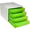 Тумба Exacompta OBOX 4 ящика яблочно-зеленый 348x284x234 мм