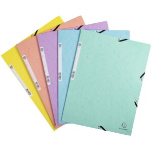Папка Exacompta Aquarel Colorspan эластичная A4 400...