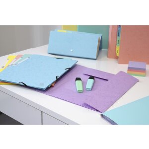 Папка Exacompta Aquarel Colorspan эластичная A4 400 г/м² разные цвета