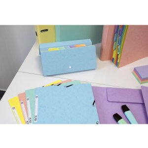 Папка Exacompta Aquarel Colorspan эластичная A4 400 г/м² разные цвета