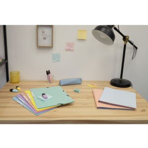 Папка Exacompta Aquarel Colorspan эластичная A4 400 г/м² разные цвета