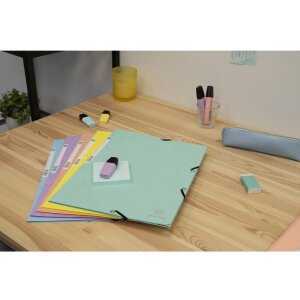 Папка Exacompta Aquarel Colorspan эластичная A4 400 г/м² разные цвета