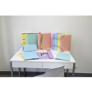 Папка Exacompta Aquarel Colorspan эластичная A4 400 г/м² разные цвета