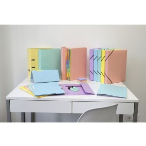 Папка Exacompta Aquarel Colorspan эластичная A4 400 г/м² разные цвета