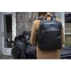 Exacompta 17637E Рюкзак для ноутбука кожаный черный водоотталкивающий 17 дюймов Exactive