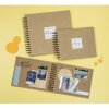 Альбом на спирали Craft 24x17 см 40 страниц из крафт-бумаги