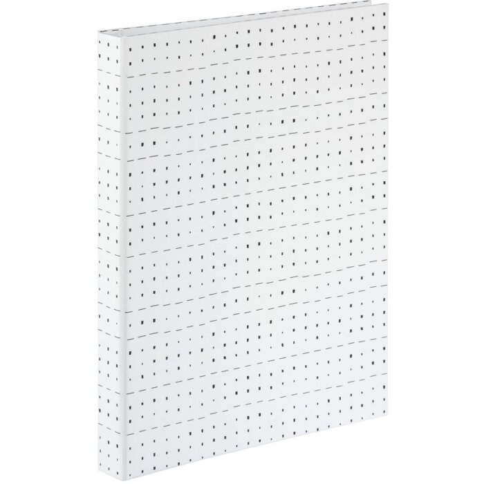 Спіральний альбом Hama Graphic Squares 19x24.5 см 40 білих сторінок