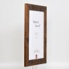 Ефектна деревяна рамка 2400 Rustic Brown 48 мм профіль 7x10 см до 50x75 см