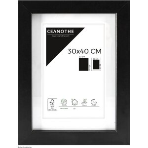 Фоторамка Ceanothe Осло с пассатижами 30x40 см черная