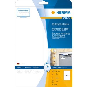 Атмосферостійкі етикетки HERMA для струменевих етикеток...